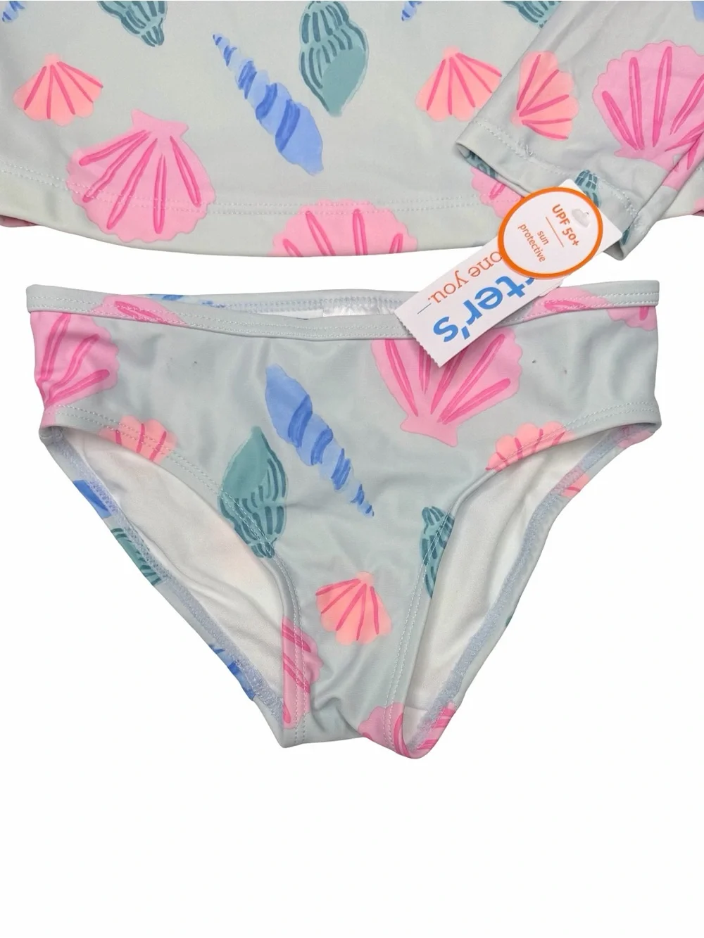 Carter’s Seashell Rashguard And Bikini Bottoms Swimsuit